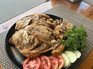 Жареная рыба